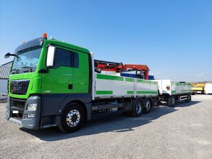 MAN TGX 26.520 açık kasa kamyon + açık kasa römork
